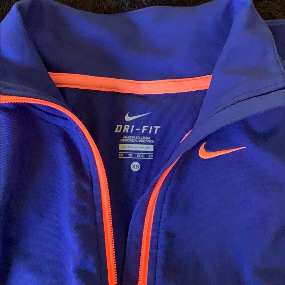 Nike Dri-Fit Jacket XS 💙🧡 - Picture 2 of 4